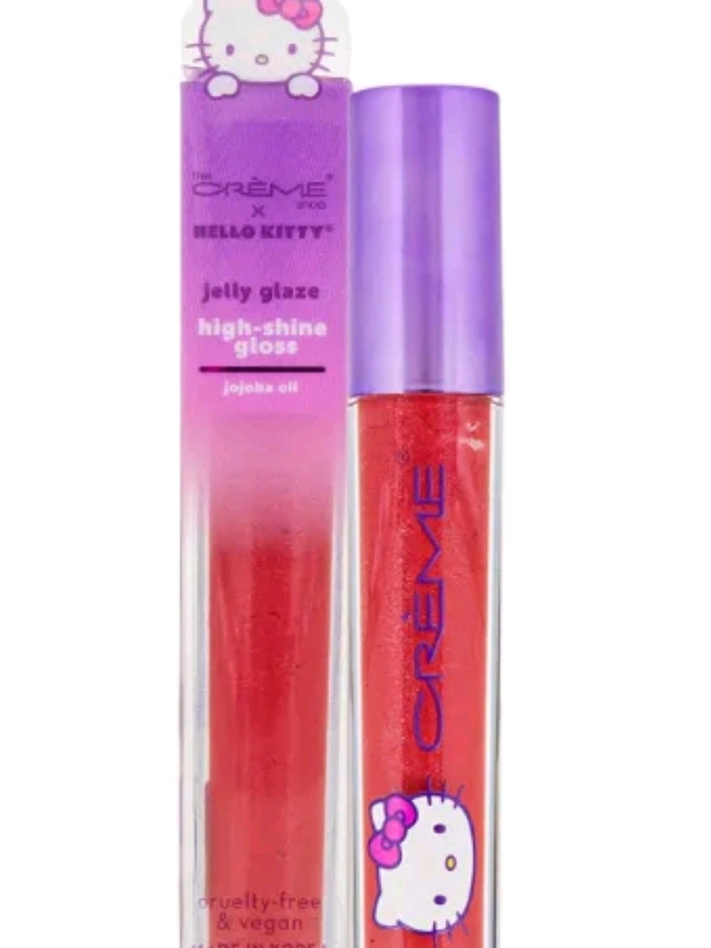 The Creme Shop Jelly Glaze High-Shine Lip Gloss - Red